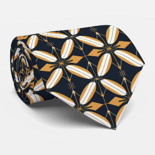 Elegant konst deco mönster tiad slips