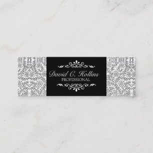 Elegant konstnärlig befordrings- gullig mini visitkort
