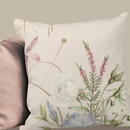 Elegant Konstruktion av estetisk Blommigt Kudde