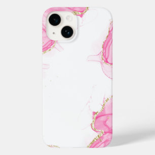 Elegant koppar Girly Ro Guld Marble