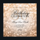Elegant-koppar-Glitter-Ljus Inbjudningar<br><div class="desc">Inbjudningsmall för Elegant 30års födelsedag koppar Glitter-Ljus. Med ljus och gnistor.</div>