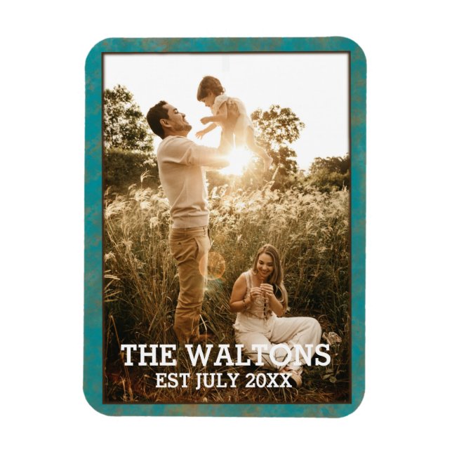 Elegant-koppar och Ram-fotomagneot Magnet (Vertikal)