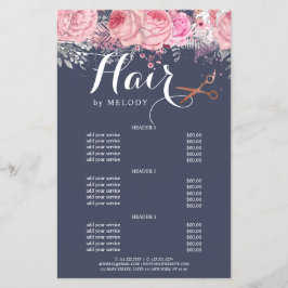 Elegant kopparsaxar för guld flygblad