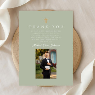 Elegant Kor Boy First Communion Tack Kort