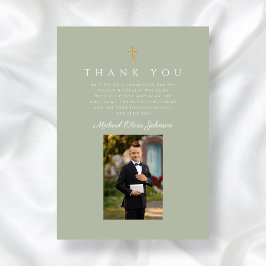 Elegant Kor Boy First Communion Tack Kort