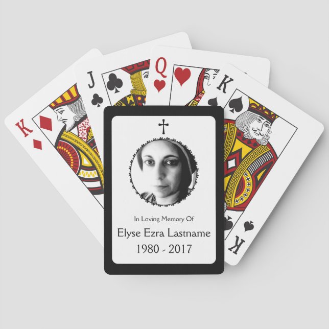 elegant kor minnesgåva kortlek (Baksidan)