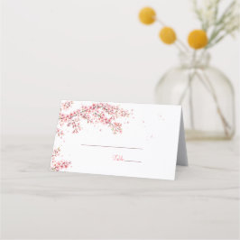 Elegant Körsbärsblom Wedding Placeringskort