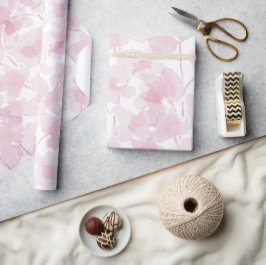 Elegant Körsbärsblomvattenfärg Handmålad Presentpapper