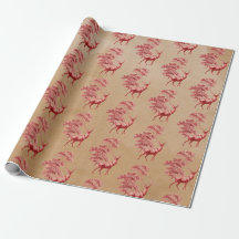 Elegant Kraft Papper Red Hjort i Forest