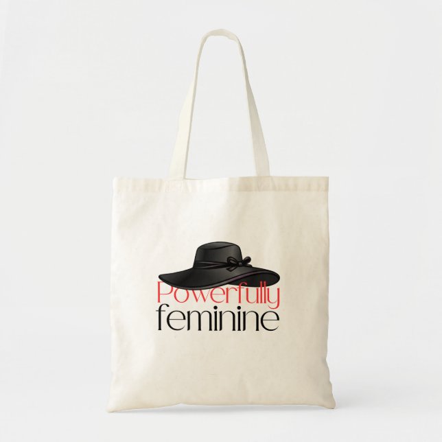 Elegant "Kraftfullt Feminint" Chic Svart Hatt Graf Tygkasse (Framsidan)
