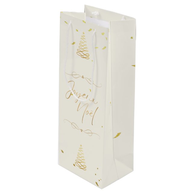Elegant kräm och guld julfirande (Framsidan Vinklad)