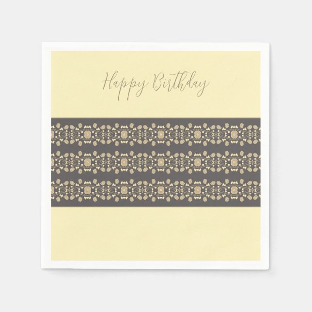 Elegant, kräm och smak pappersservett (Framsidan)