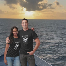  Elegant Kryssning Alaska Svart Personlig T Shirt