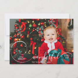 Elegant Kul Galen Underbar Foto Julkort