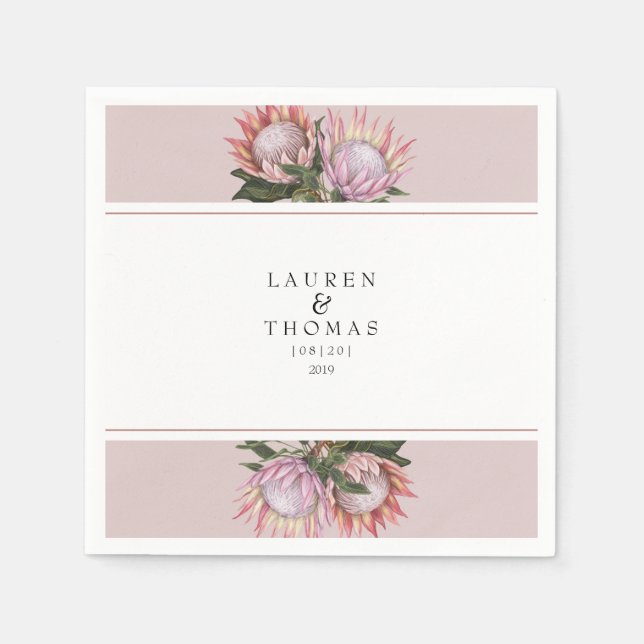 Elegant kung pappersservett (Framsidan)