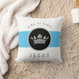 Elegant Kung vid Kung Jesus Krona kristna Kudde