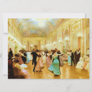 Elegant kväll (dreglande vid Palace Boll) Kort