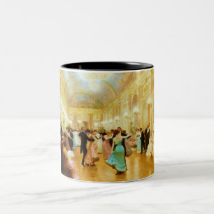 Elegant kväll (dreglande vid Palace Boll) Två-Tonad Mugg
