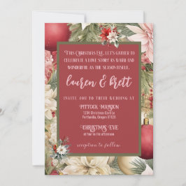 Elegant Kväll Romantic Photo Bröllop Inbjudningar