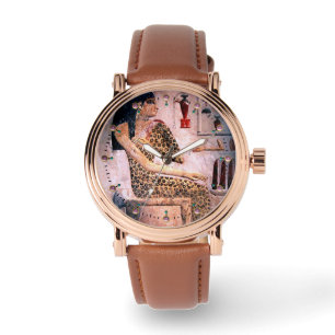 ELEGANT KVINNA, MODE OCH ANTIKENS EGYPTEN ARMBANDSUR