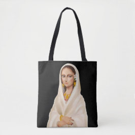 Elegant kvinna porträtt | Kulturell konstillustrat Tygkasse