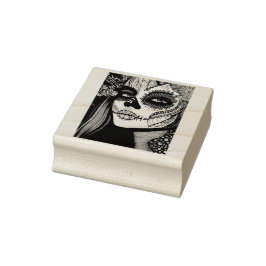 Elegant La Catrina Día de los Muertos Stämpel