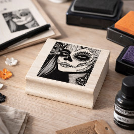 Elegant La Catrina Día de los Muertos Stämpel