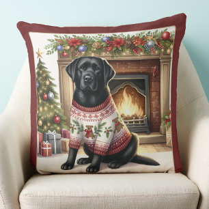 Elegant Labrador Retriever jul Puppy Hund Kudde