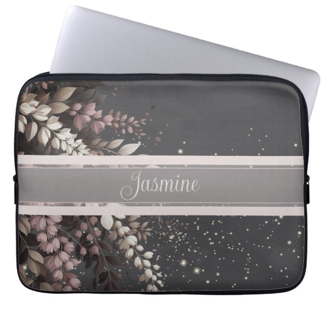 Elegant Laburnum-kaskad Laptop Fodral (Framsidan)
