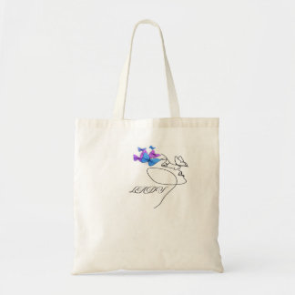 Elegant LADY Typography Tote Bag | Minimal Chic Tygkasse