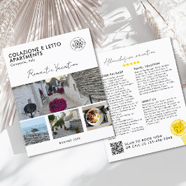 Elegant Lägg till din Logotyp Photo Grid QR-kodkam Flygblad