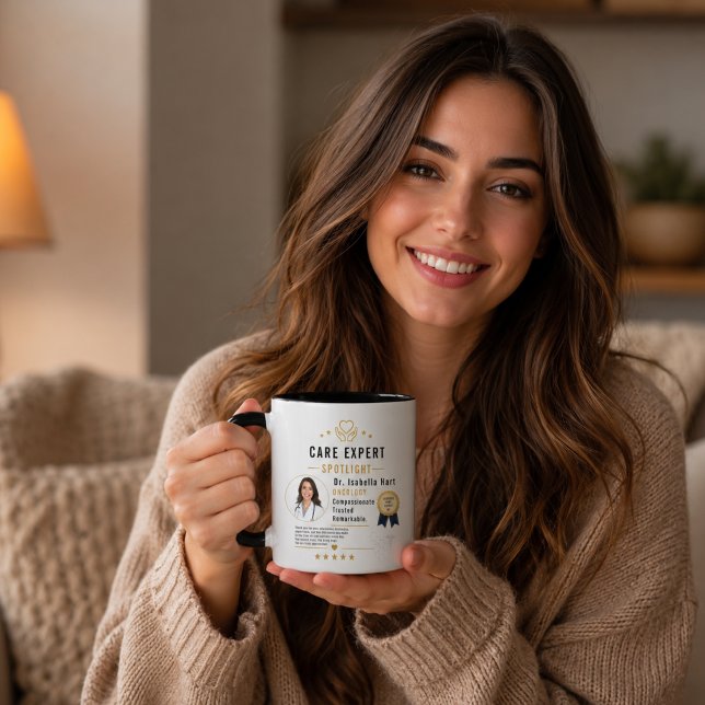 Elegant läkar spotlight sjukvård tack mugg (Elegant Doctor Spotlight Healthcare Thank You Mug
)