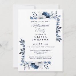 Elegant Land Blommigt Pension Party Inbjudningar