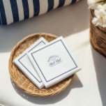 Elegant Land Klubb Bachelorette Papper Napkins Pappersservett<br><div class="desc">Lägg till en förfinad beröring till din bachelorette bord-inställning med dessa elegant servetter, inspirerade av vintage land klubb stil. Perfekt för champagne brunches, möhippa luncheons eller helg. Helt redigerbart - anpassa med namn, datum eller formulering till kostym i ditt evenemang. Para perfekt med resten av "Bach Klubb ・ Luxury Bachelorette...</div>
