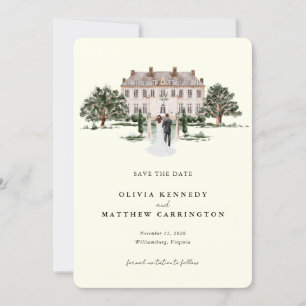 Elegant Land Manor   Ranch Photo Spara datum Inbjudningar