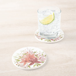 Elegant Land Stil Watercolor Blommigt Underlägg