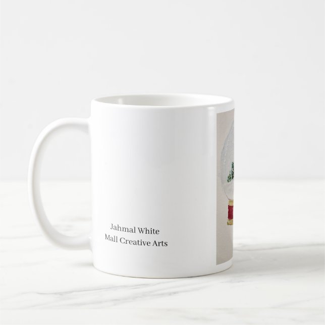 Elegant långsam klotformad vinter kaffemugg (Vänster)