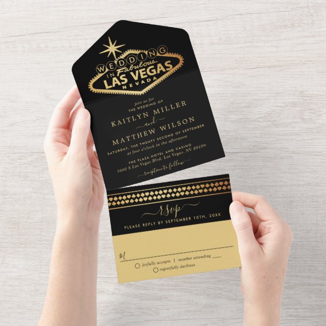 Elegant Las Vegas Destination Wedding (Tearaway)