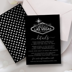 Elegant Las Vegas Destination Wedding Detail Tilläggskort