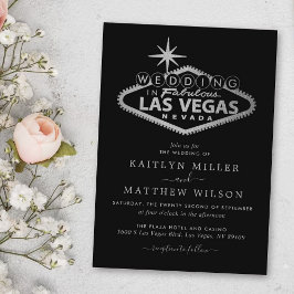 Elegant Las Vegas Destination Wedding Inbjudningar