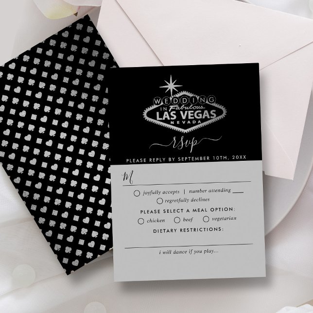 Elegant Las Vegas Destination Wedding OSA Kort (Skapare uppladdad)