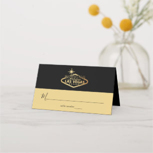 Elegant Las Vegas Destination Wedding Placeringskort