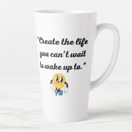 Elegant Latte Art Mugg