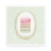 Elegant Laurel WAN med Pastel Macarons