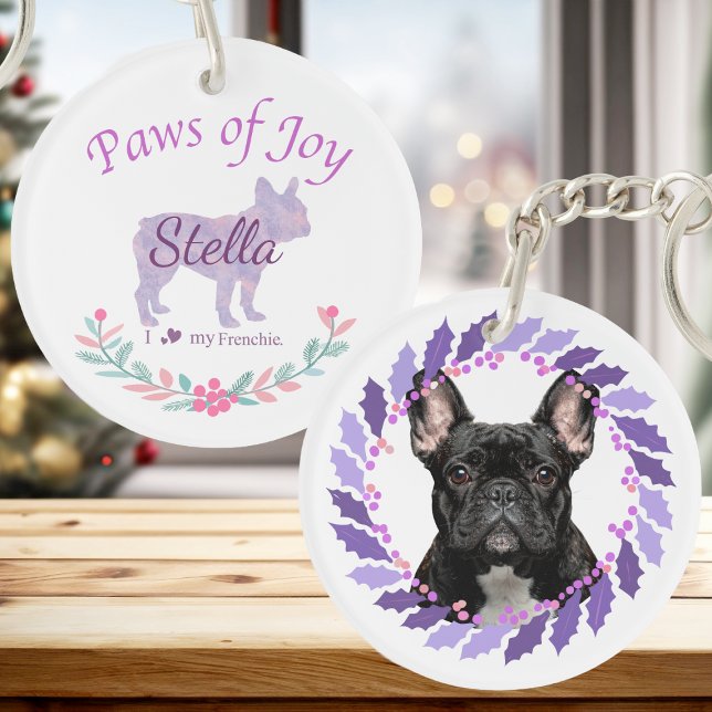 Elegant Lavendel Fransk Bulldog | Personlig (Skapare uppladdad)