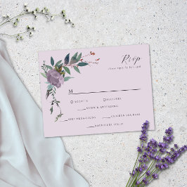 Elegant Lavendel Lila Botanisk Trädgård OSA Kort