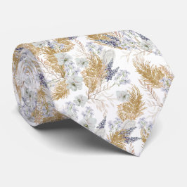 Elegant Lavendel & Pampas Watercolor Blommig Slips