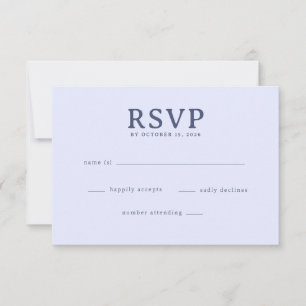 Elegant Lavendel RSVP-kort OSA Kort