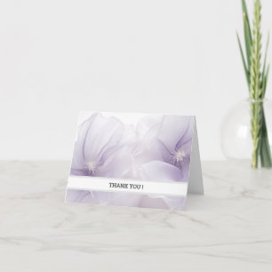 Elegant Lavendel Tacksamhetskort Anpassningsbart Tack Kort