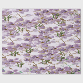 Elegant Lavendelblommande Rullpapper för Presentin Presentpapper